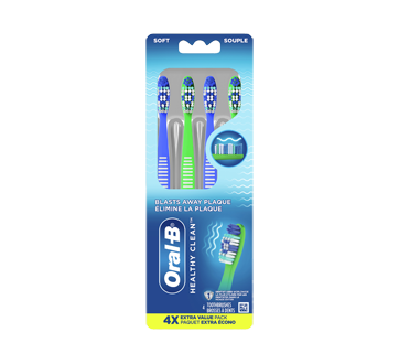 Healthy Clean brosses à dents, 4 unités, souple