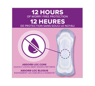Image 6 du produit Poise - Serviettes d'incontinence, flux moyen, régulières, 66 unités