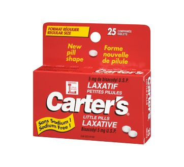 Image 1 du produit Carter's - Petites pilules laxatif, 25 unités