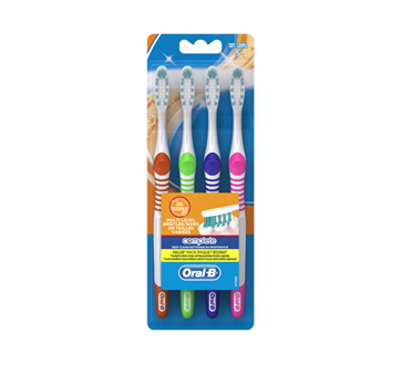 Complete brosse à dents nettoyage en profondeur, 4 unités