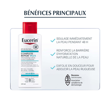 Image 5 du produit Eucerin - Complete Repair Plus lotion hydratante pour le corps pour peau sèche et rugueuse, 250 ml