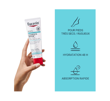 Image 2 du produit Eucerin - Complete Repair crème hydratante quotidienne pour les pieds pour peau très sèche et rugueuse, 85 ml