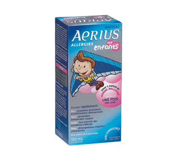 Image du produit Aerius - Aerius allergies pour enfants, 100 ml, gomme balloune