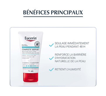 Image 5 du produit Eucerin - Complete Repair crème hydratante quotidienne pour les mainspour peau sèche à très sèche, 75 ml