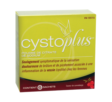 Image du produit Cystoplus - Cystoplus poudre de citrate de sodium, 6 X 5,6 g