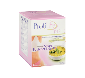 Image 2 du produit ProtiLife - Diète mélange à soupe, 5 x 39 g, poulet et nouilles