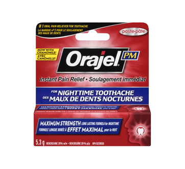 Image 3 du produit Orajel - PM Maux de dents nocturnes, pâte force maximale, 5,3 g