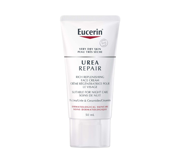 Image 1 du produit Eucerin - Urea Repair crème de nuit régénératrice pour le visage 5% d'Urée pour peau sèche à très sèche, 50 ml
