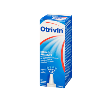 Image 1 du produit Otrivin - Rhume et Allergie décongestionnant nasal en vaporisateur, 20 ml