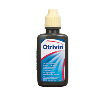 Image du produit Otrivin - Rhume et allergies décongestionnant nasal en vaporisateur, 20 ml