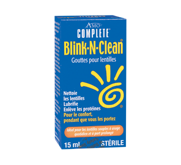 Image du produit Blink - Blink-n-clean gouttes pour lentilles, 15 ml