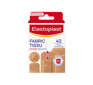 Image 1 du produit Elastoplast - Assortiment de pansements en tissu, 40 unités