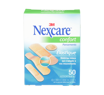 Image du produit Nexcare - Confort pansements assortis, 50 unités