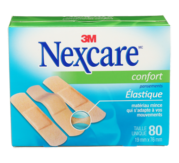 Image 1 du produit Nexcare - Confort pansements, 80 unités