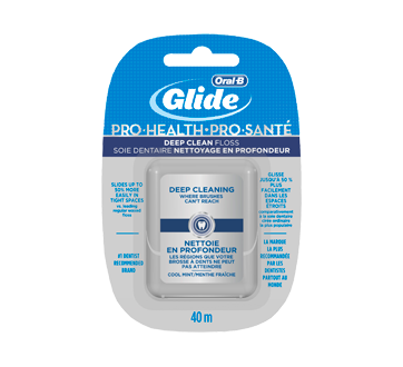 Glide Pro-Santé Nettoyage en Profondeur soie dentaire, 40 m