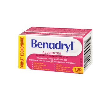 Image 1 du produit Benadryl - Benadryl caplets, 100 unités