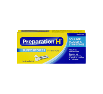 Image 3 du produit Preparation-H - Preparation-H suppositoires, 24's
