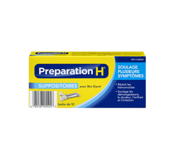 Preparation-H suppositoires, 12's – Preparation-H Preparation-H suppositoires, 12's – Preparation-H