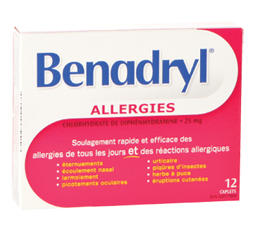 Image du produit Benadryl - Benadryl caplets, 12  unités