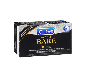 Image 2 du produit Durex - Condoms Avanti Bare, lubrifiés, 12 unités