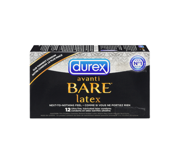 Image 3 du produit Durex - Condoms Avanti Bare, lubrifiés, 12 unités