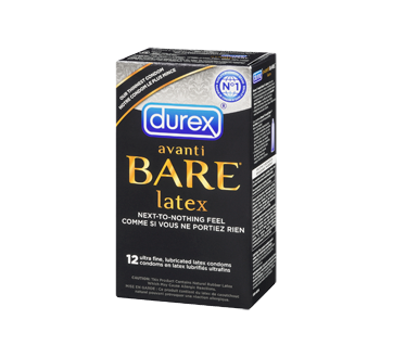 Image 4 du produit Durex - Condoms Avanti Bare, lubrifiés, 12 unités