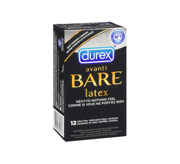 Image 5 du produit Durex - Condoms Avanti Bare, lubrifiés, 12 unités
