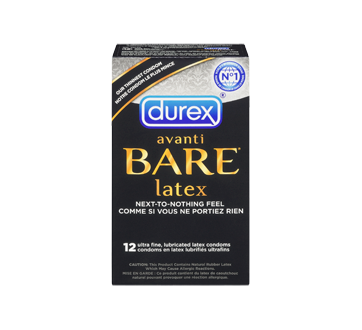 Image 6 du produit Durex - Condoms Avanti Bare, lubrifiés, 12 unités