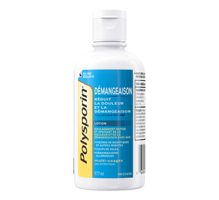 Polysporin lotion pour le soulagement de la démangeaison, 177 ml