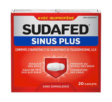 Image 1 du produit Sudafed - Sinus Plus comprimés, 20 unités