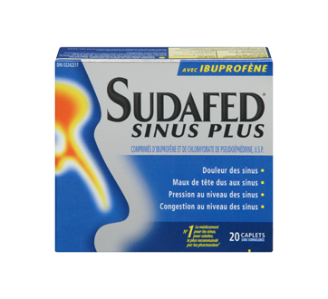 Image 3 du produit Sudafed - Sinus Plus comprimés, 20 unités
