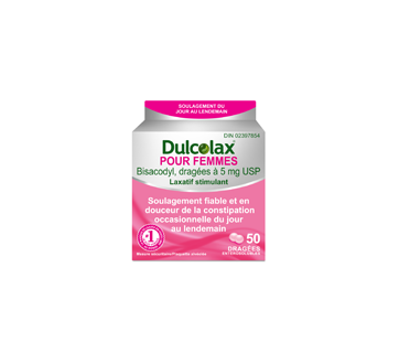 Image 1 du produit Dulcolax - Laxative pour femmes, 50 unités
