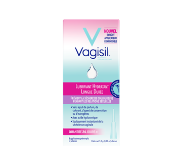 Image 2 du produit Vagisil - ProHydrate gel vaginal hydratant interne, 8 unités