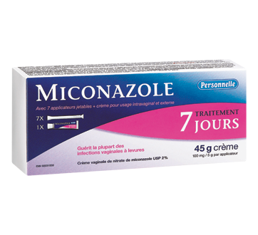 Image du produit Personnelle - Miconazole traitement 7 jours, 45 g