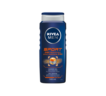 Image du produit Nivea Men - Gel douche avec effet fraîcheur 24 h, 500 ml, Sport