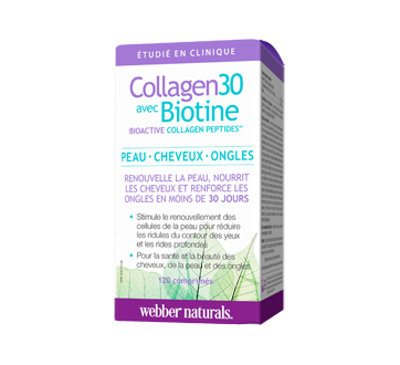 Image du produit Webber Naturals - Collagen30 avec biotine, 120 unités