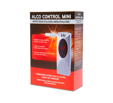 Image du produit Alco Prévention Canada - Control Mini détecteur d'alcool, 1 unité