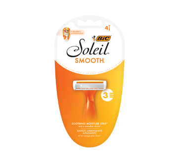 Soleil Smooth rasoirs, 4 unités