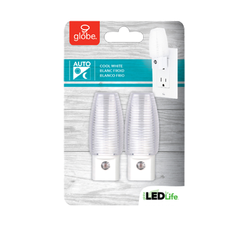Veilleuse DEL 0.5W, 2 unités, blanc froid