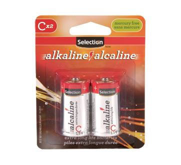 Image du produit Selection - Pile alcaline C, 2 unités