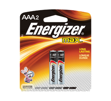 Image 1 du produit Energizer - Piles, emballage régulier, max AAA-2