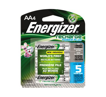 Image du produit Energizer - Piles, recharge power plus AA-4