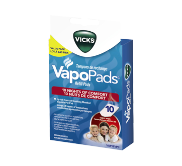 VSP19VPC VapoPads tampons aromatiques, 10 unités