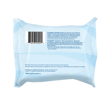 Image 2 du produit Cetaphil - Lingettes demaquillantes, 25 unités