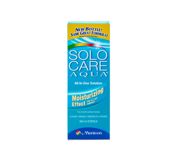 Image du produit Solocare Aqua - Solocare Aqua solution tout-en-un Single, 360 ml