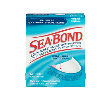 Image 3 du produit Sea-Bond - Coussinets adhésifs prothèse dentaire supérieure, 15 unités