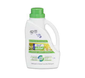 Pur & Naturel détergent lessive, 1,9 L, brise matinale