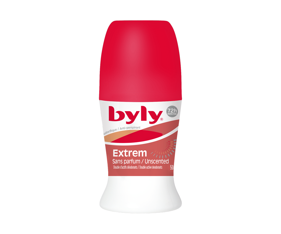 Extrem déodorant à bille, sans parfum, 50 ml Byly Déodorant Jean