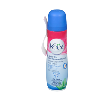 Image du produit Veet - Crème dépilatoire à vaporiser jambes et corps, peau sensible, 150 ml