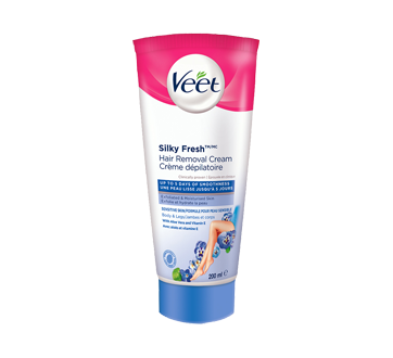Image du produit Veet - Crème dépilatoire Silky Fresh Jambes et corps, peau sensible, 200 ml